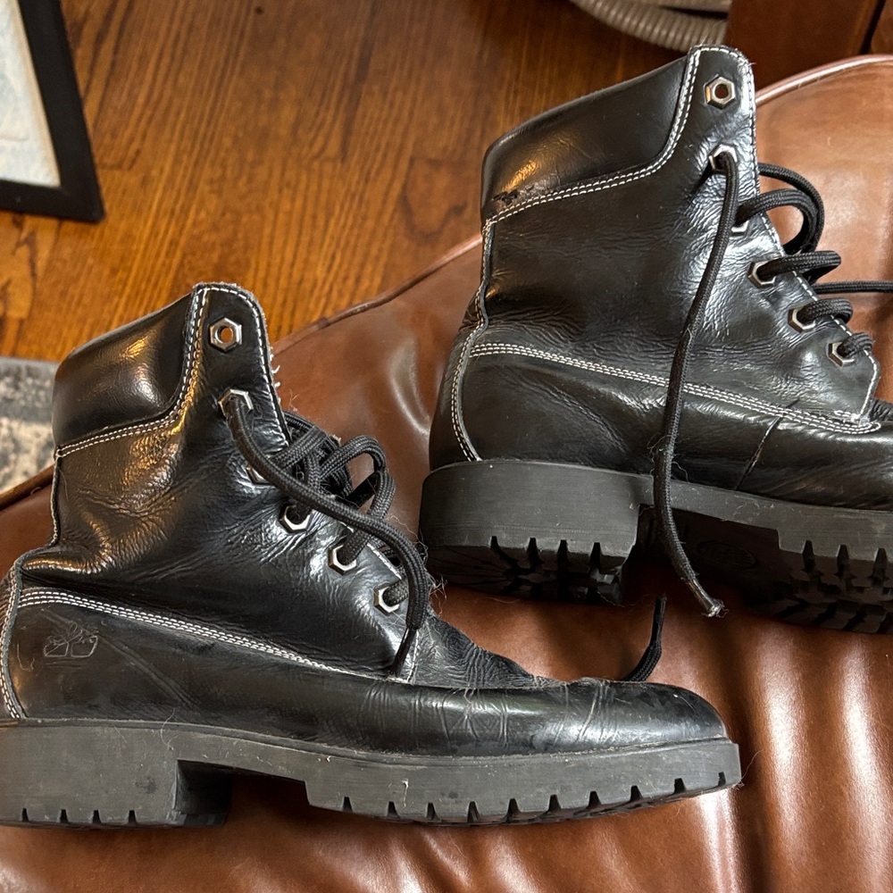 Timberland Black Leather women’s Boots